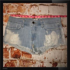 Wildfox Cut Off Denim Shorts